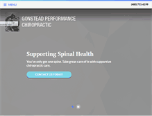 Tablet Screenshot of gonsteadperformance.com
